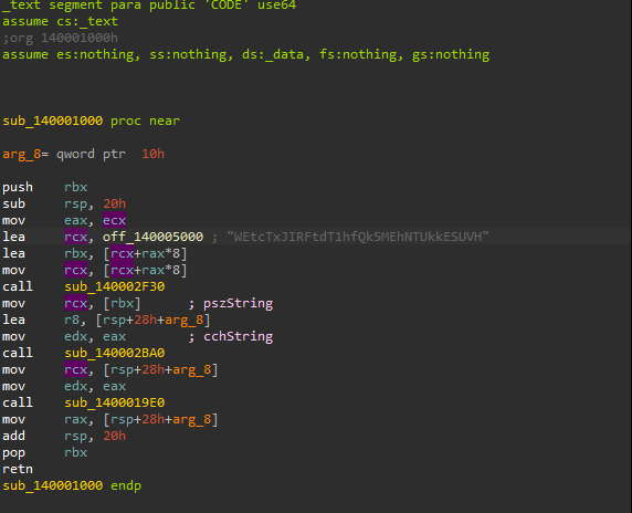 Init func