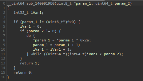 Xor function